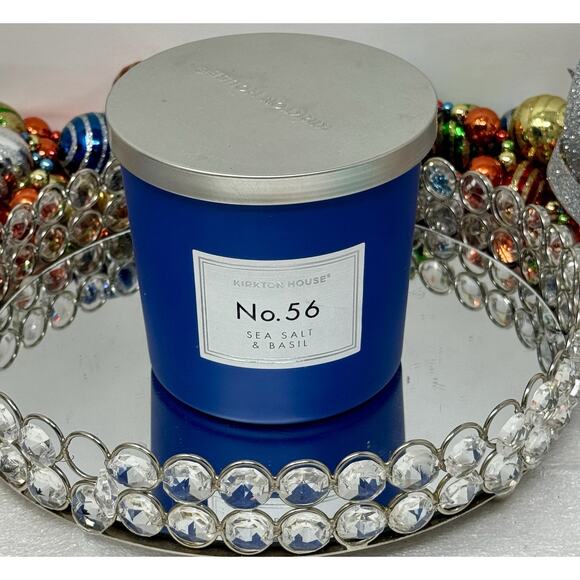 Huntington Home No. 57 Candle - Sea salt & Basil-dark Blue - 11.6 Oz - Picture 1 of 4